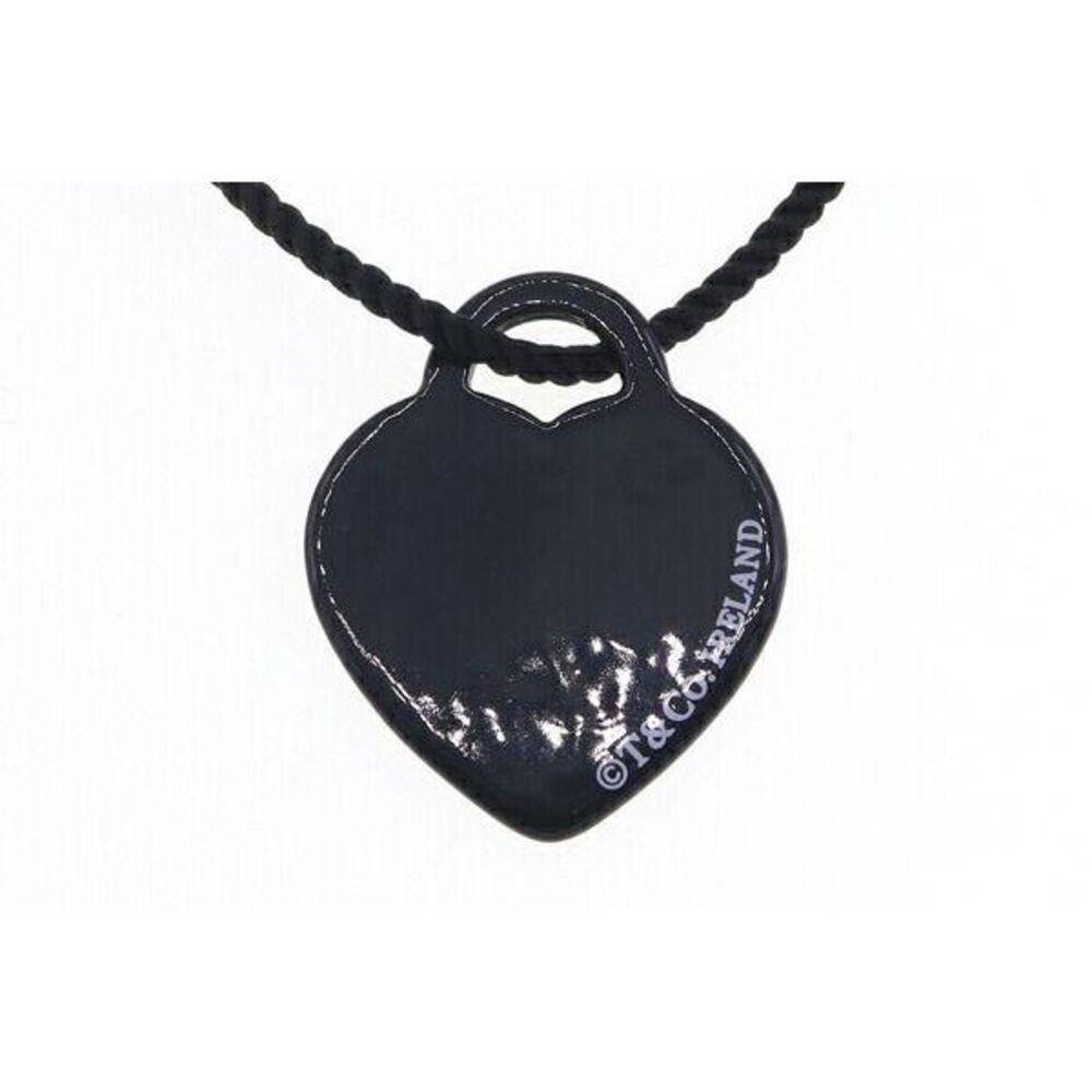 Tiffany Co to necklace heart pendant black sterling silver Accessory choker logo